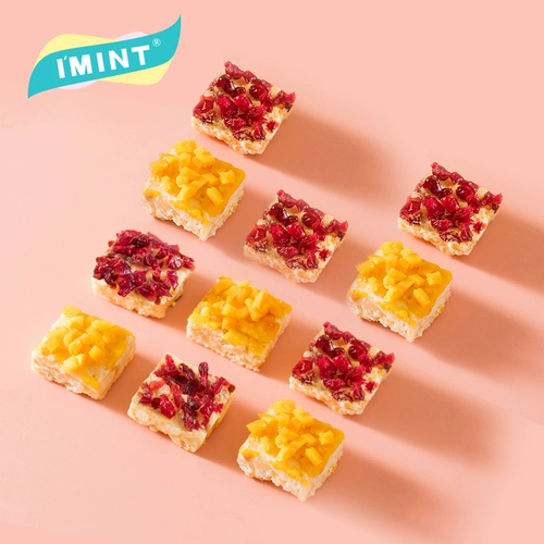 Imint [Специальное предложение] Снежного хрустящего говяжьего молока Gosh Biscuits Crossberberry Flavor Shaqima повседневная сеть красная закуска L