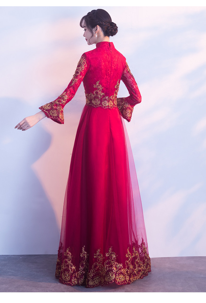 Robe de soirée manchon de cloche - Ref 3211025 Image 22