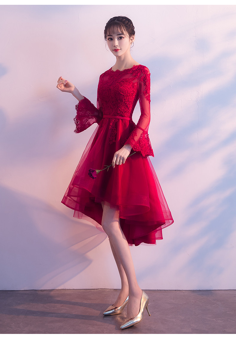 Robe de soirée manchon de cloche - Ref 3210782 Image 18