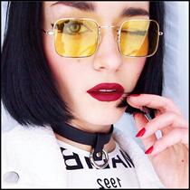 Harajuku Wind students Korean version of no-degree ins sunglasses colored glasses female tide candy color decoration personality male hip-hop