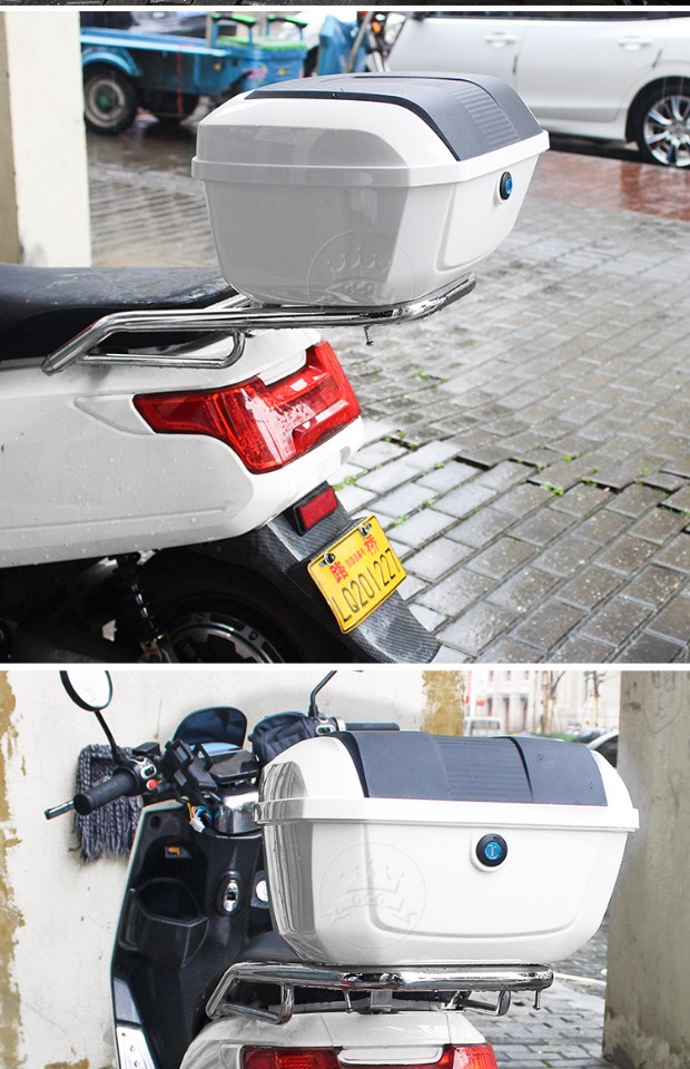 Xe điện tốc độ 8 Mavericks tốc độ thân xe điện N1 phía sau hộp đuôi xe tay ga hộp lưu trữ xe máy thùng hông givi