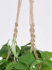 Защитная сетка 麻绳diy吊兰花盆手工花篮壁挂垂吊花器手编悬挂美式网兜吊架园艺