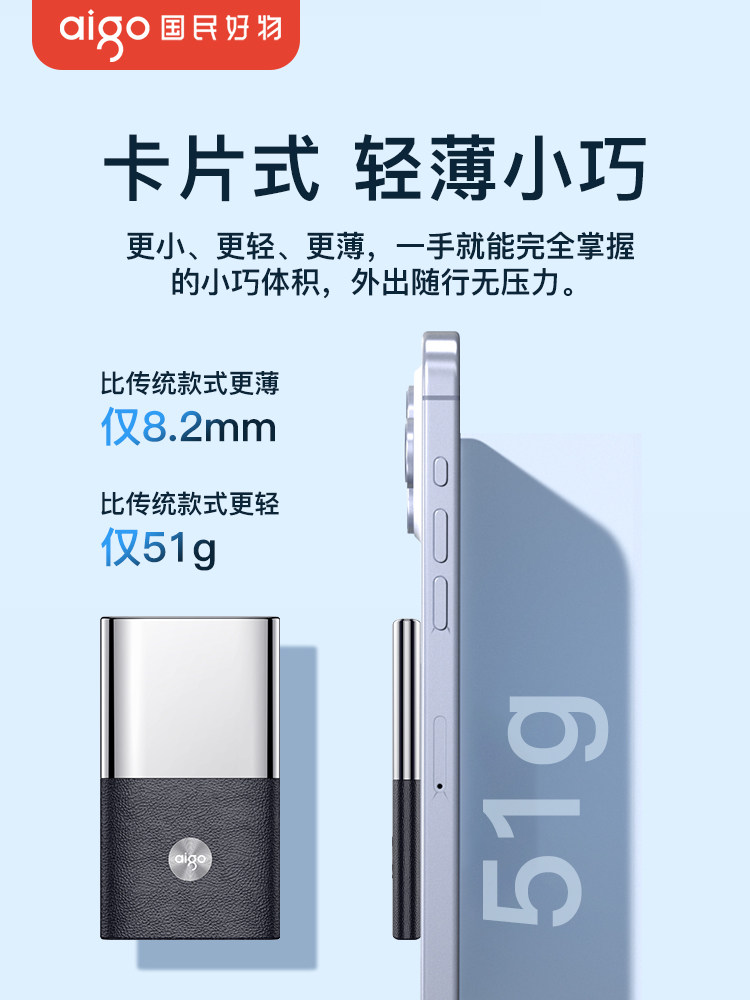 Patriot S8 Mobile Solid-State Drive 1t High-Speed Dual-Use for Computers and Apple Phones External Ssd Mobile Hard Drive 2Tb