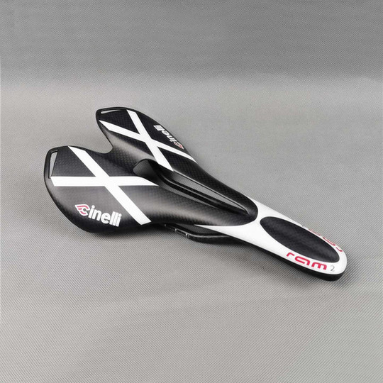 Велосипедное сиденье для горного велосипеда из карбона 3K, амортизирующее, с полым каркасом, ультралегкое, мужское, аксессуар для велосипеда