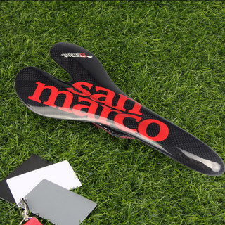 Full Carbon Hollow Carbon Fiber St. Mark Style Seat Cushion, Ultra-Light Seat Cushion for Road Bikes and Mountain Bikes, Cycling Saddle