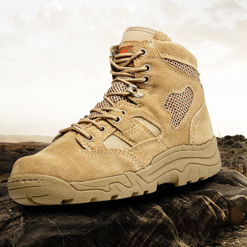 Low Bunch Desert Boots Male Special Soldiers New Combat Boots Tactical Boots Spring Autumn Winter Outdoor Climbing Boots