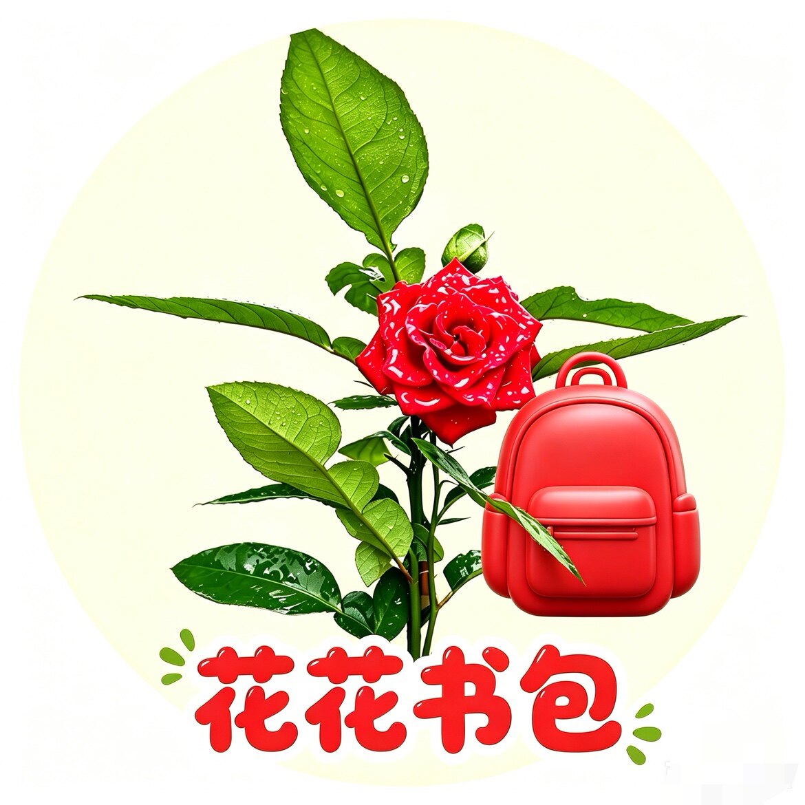 花花书包店的LOGO