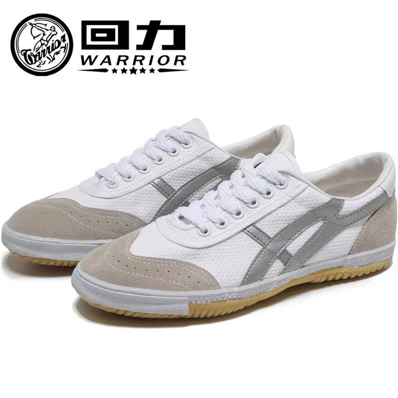 Pull-Back Sneakers for Men and Women, Student White and Gray Canvas Shoes, Rubber Sole, Non-Slip Soft Sole Running Shoes, Track and Field Training Shoes