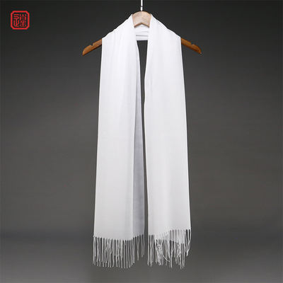 China Scarf Annual Conference Performance, team-building activities, tourism, opera stage performances, film and television shooting, imitation cashmere white scarves