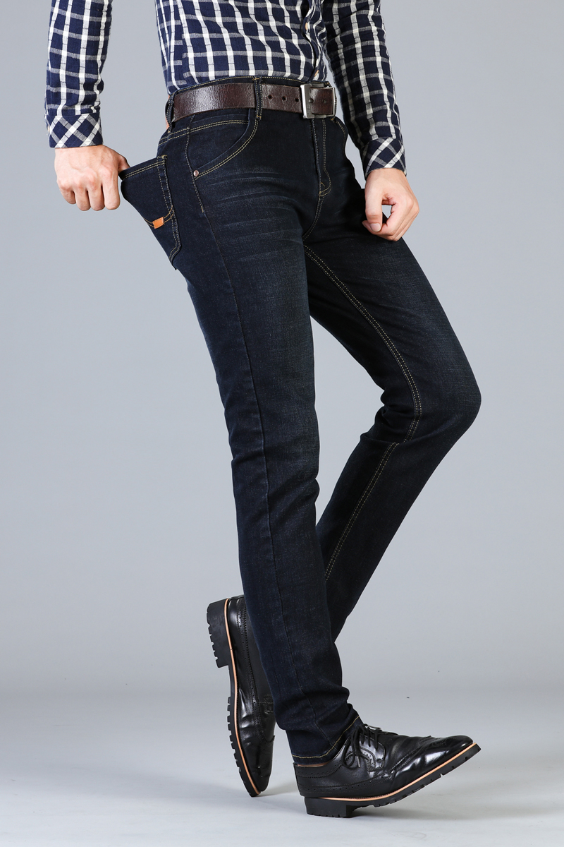 Mùa hè phần mỏng quần short denim nam năm quần lỏng thẳng người đàn ông trung niên của cha mặc giản dị nam ống túm quần áo nam đẹp	