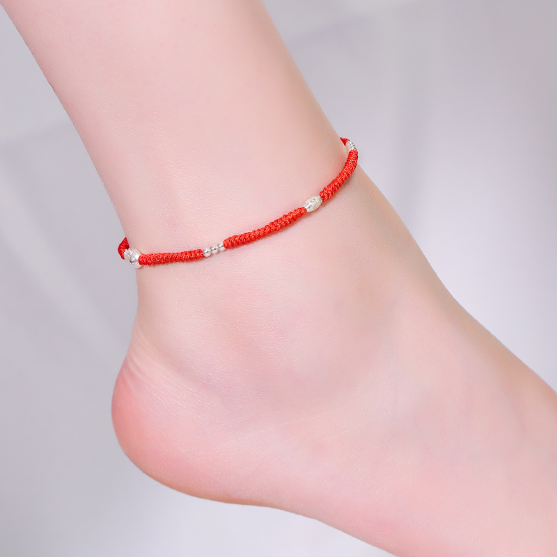 Chaine de cheville Couple ROOYOOR   en Argenterie - Ref 3101624 Image 3