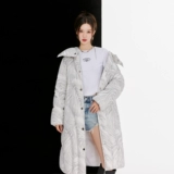 Удерживающий тепло бархатный пуховик для отдыха, куртка, утиный пух