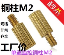 Round knurled copper column M2 * 3456789101112151620222530 3