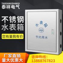 Outdoor stainless steel water meter box exposed and concealed box 2013041 households 2 households 3 households 4 households 5 households 6 households 8 households 10 households