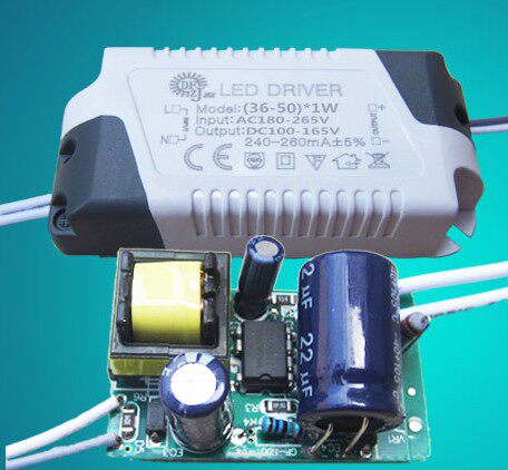 LED light suction ceiling lamp chandelier driving power stabilizer rectification transformer 12W18W24W36W40W50W tile