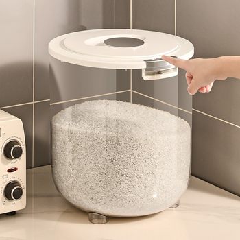Xingyou Rice Storage Container for Home Use, Insect-Proof, Moisture-Proof, Sealed, Food-Grade Rice Storage Box, Kitchen Rice Jar, Flour Storage Container
