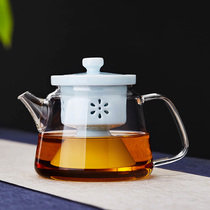 Glass steamed teapot tea breiler heat-resistant high temperature household electric pottery stove boiling water filter ceramic teapot tea set set