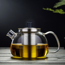 Glass teapot heat-resistant high temperature thickening single pot filter household electric pottery stove boiling water large tea maker tea set set