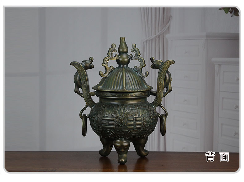 Sitting room porch study imitation bronze gossip innovate Chinese style household decorations rich ancient frame archaize ceramic antique pendulum