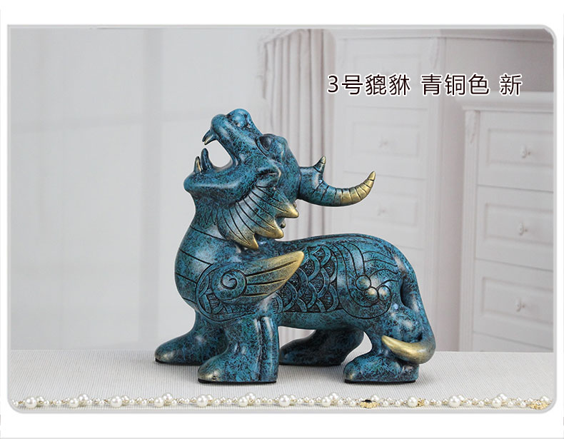 Great well the mythical wild animal imitation bronze furnishing articles spittor office desk antique ceramics handicraft product like living room
