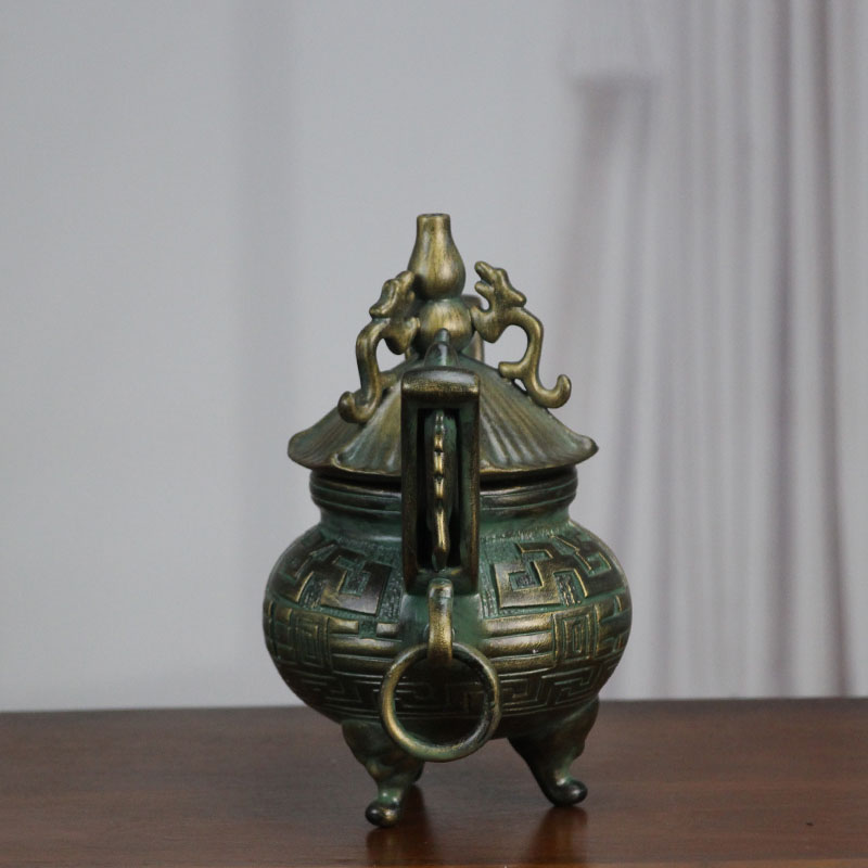 Sitting room porch study imitation bronze gossip innovate Chinese style household decorations rich ancient frame archaize ceramic antique pendulum