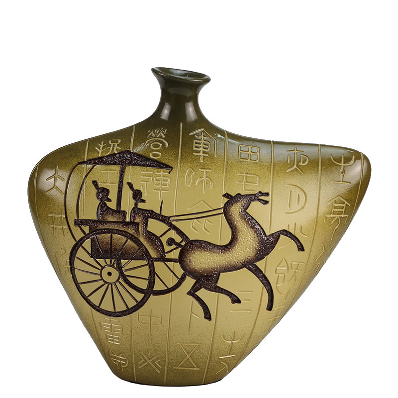 The Big well wide chest A new Chinese style ceramic home furnishing articles furnishing articles rich ancient frame office bookcase to send gifts
