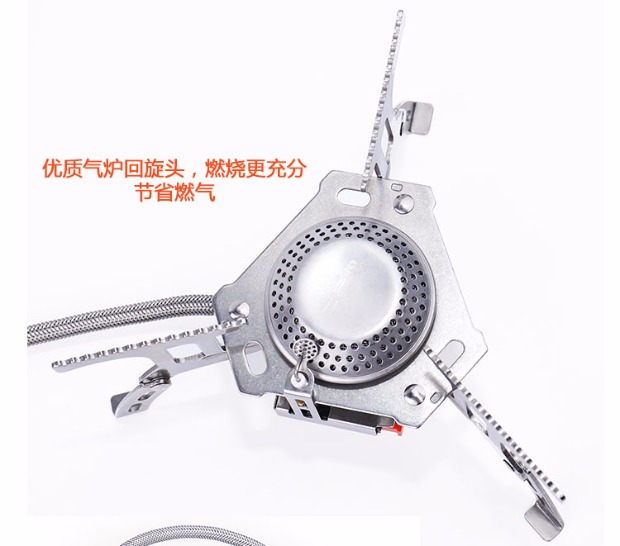 Bếp gas tách đôi ngoài trời, đầu bếp chống gió, bếp dã ngoại cầm tay, bếp dã ngoại, thiết bị cắm trại - Bếp lò / bộ đồ ăn / đồ nướng dã ngoại bếp nướng ngoài trời nhập khẩu
