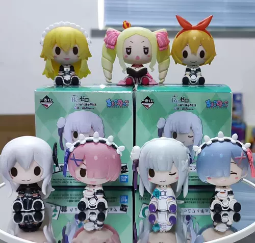 Spot Bandai Ichiban Prize: От нуля до другого мира Рем Эмилия Рам, бюст с кошачьими ушками