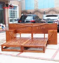 New Chinese Redwood Bed Furniture Furniture Pears Wood Hedgehog Hedgehog Bed