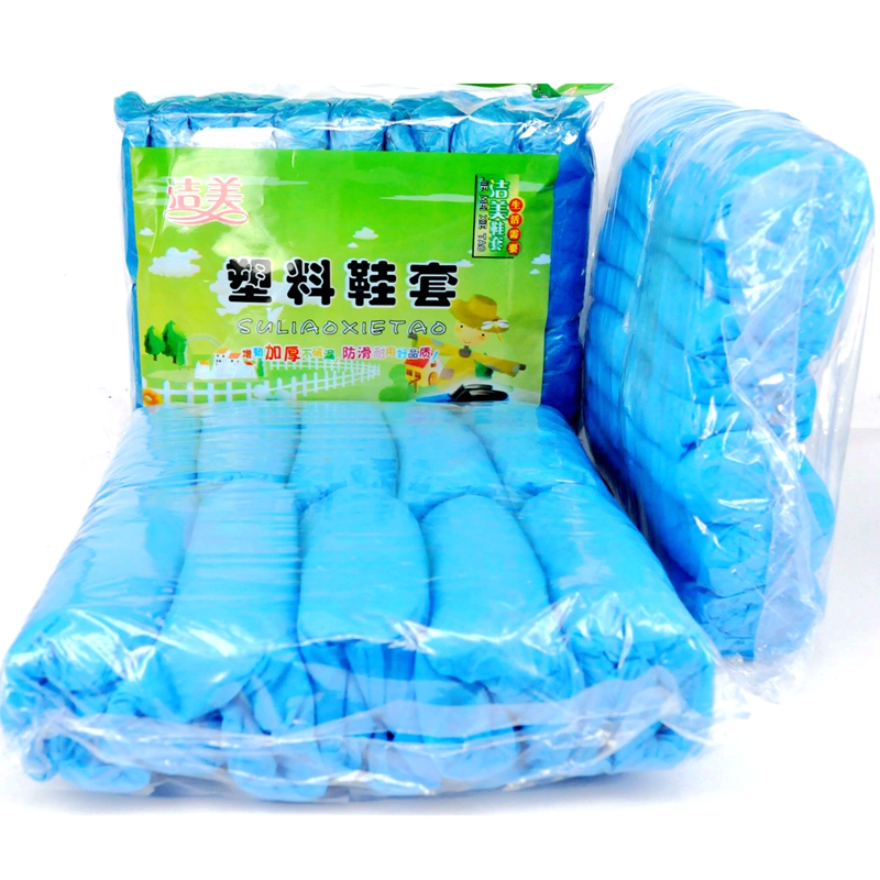 Disposable protective shoe cover thickened unwoven bub shoe cover home dust-free workshop for sale with disposable plastic shoe cover