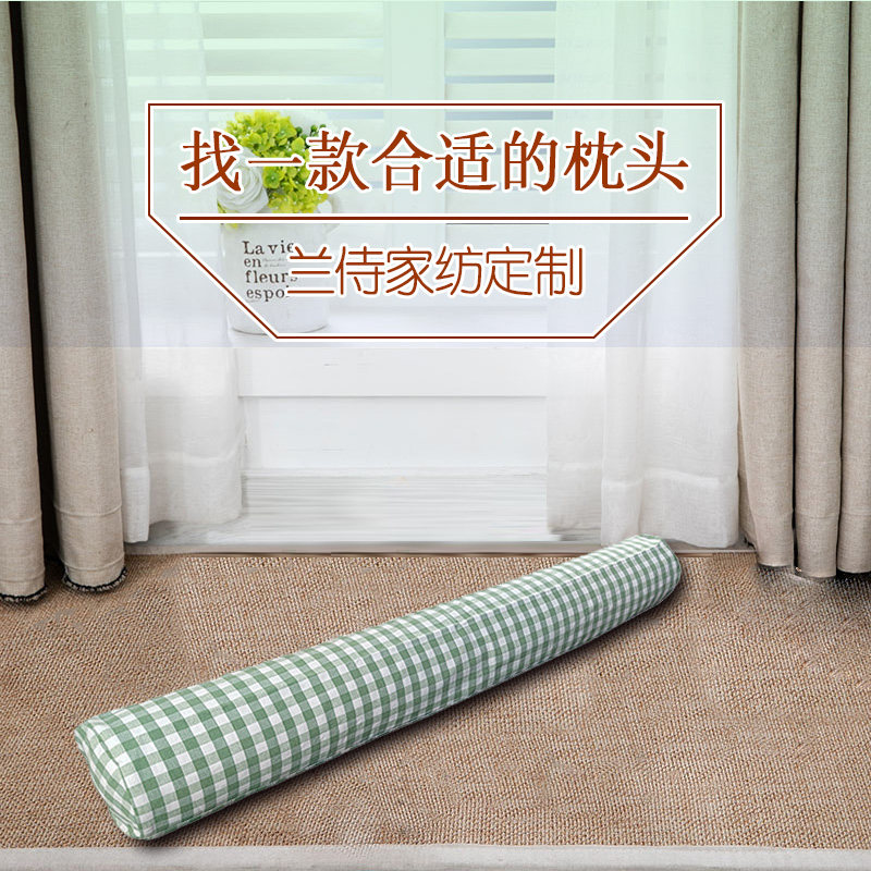 Cylindrical long pillow for girls sleeping with legs can be removed and washed with inner liner pure cotton custom large adult pillow
