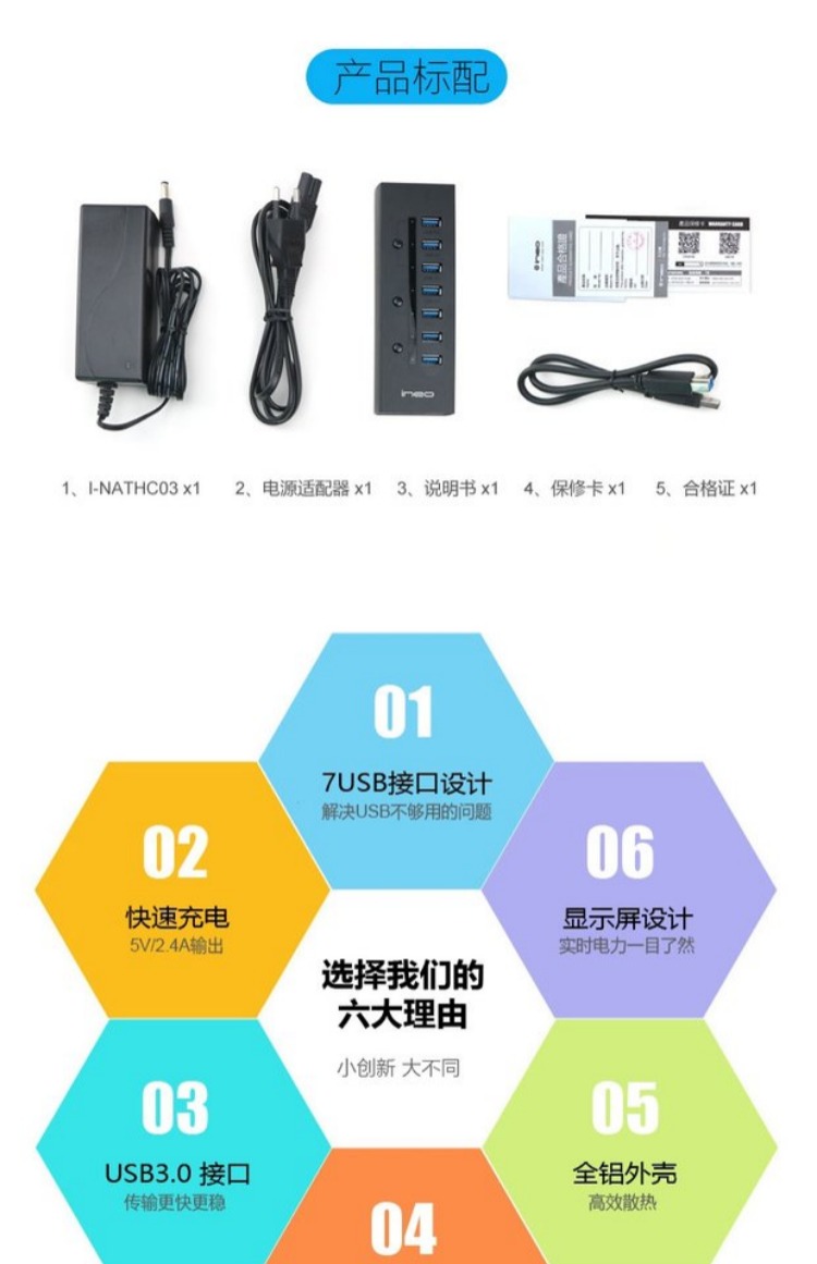 tốc độ cao USB splitter kéo mở rộng trung tâm HUB bốn đa giao diện chuyển đổi máy tính xách tay nhanh phí - USB Aaccessories các loại cổng sạc