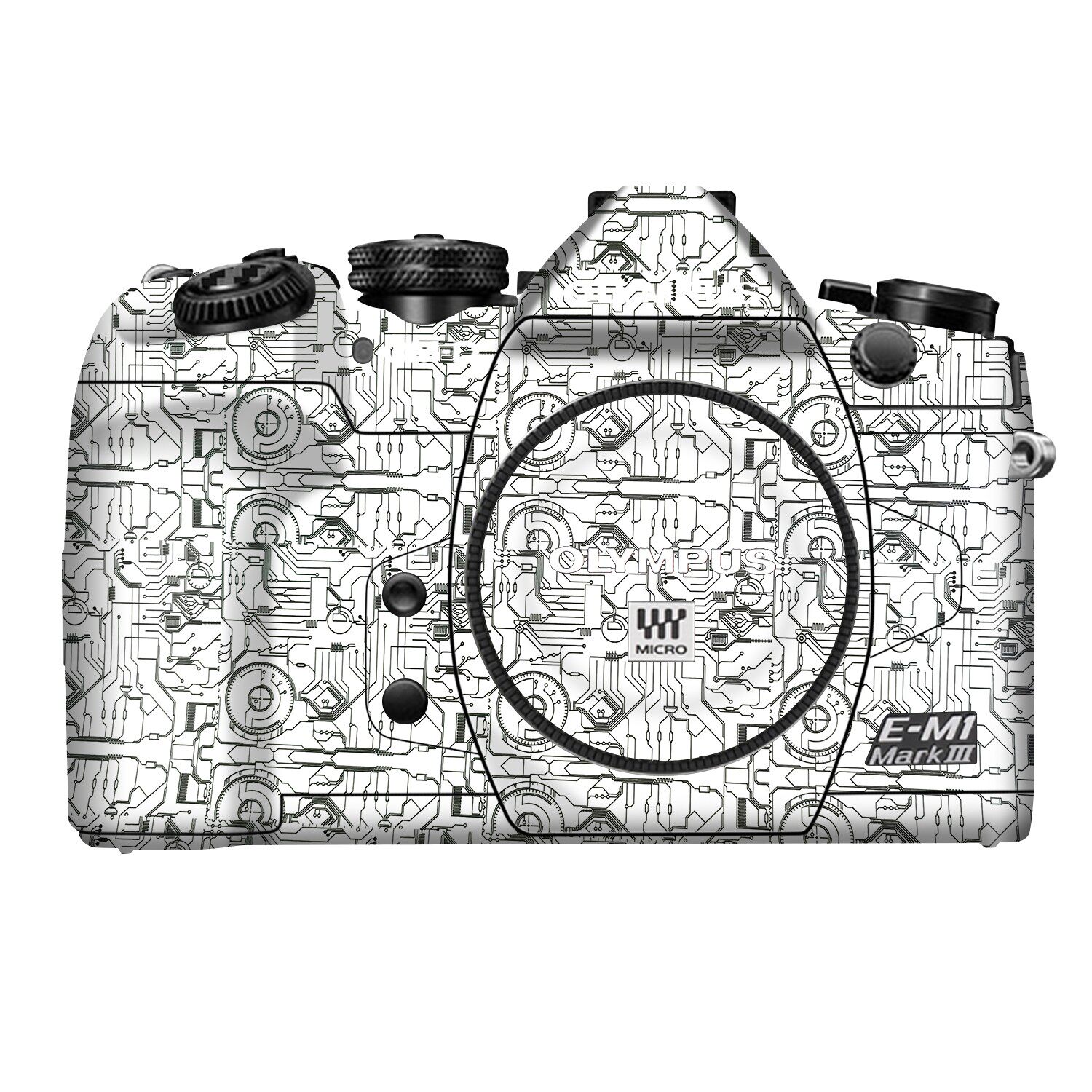 Suitable for Olympus E-M1_Mark_III fuselage Anti-collision strip film paper patch color film