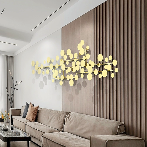 Современная металлическая трехмерная подвеска, креативный диван для спальни, легкий роскошный стиль