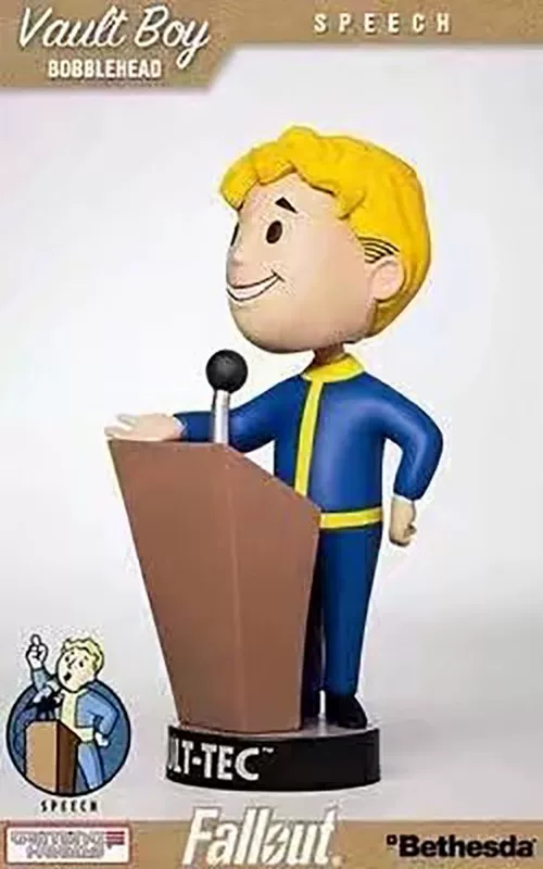 Radiant kid làm trò chơi Fallout Radiation 4 làm bằng tay xung quanh thế hệ búp bê Vault Boy 哔 búp bê - Game Nhân vật liên quan