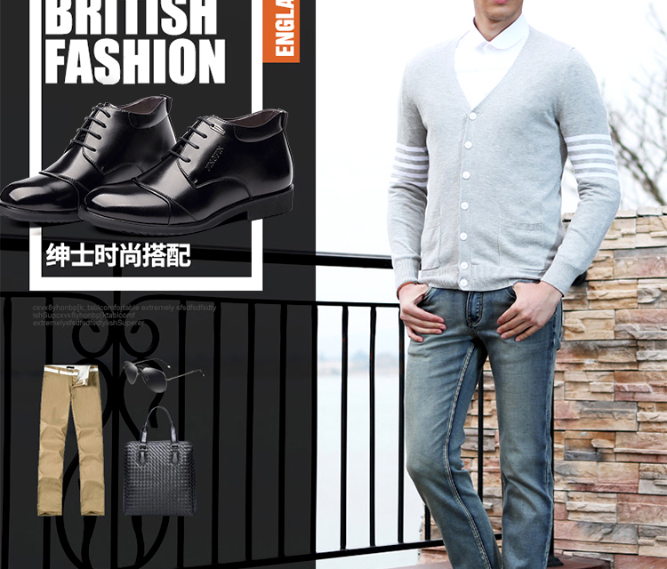 Giày nam cực dày cộng với nhung dày 45 cao để giúp 46 cộng với phân bón XL 47 Giày cotton ấm 48 giày thể thao chính hãng