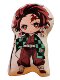 Two-Dimensional Anime Demon Slayer Merchandise Pillowcases Featuring Tanjiro, Zenitsu, Nezuko, Shinobu, and Giyu Plush Toys