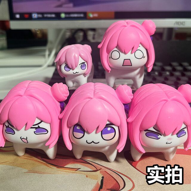 Doro Figure Nikke Victory Goddess Nikki Game Peripheral Model Ornament Dorothy Pink Dog Doll Gift