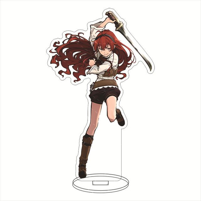 Jobless Reincarnation Peripheral Acrylic Standing Tablet Rokuchi Alice Shilu Feludius Anime Desktop Ornament