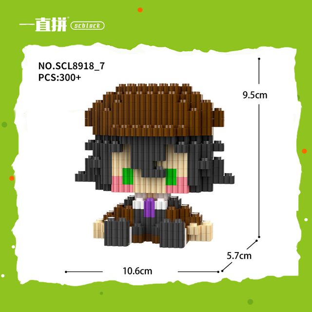 Bungou Stray Dogs animation peripherals Dazai Osamu Nakajima Atsushi Nakahara Chuuya building block model series assembly toy gift