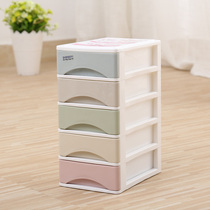 Office desk storage box plastic multi-layer small drawer file cosmetic storage cabinet sundries jewelry finishing box