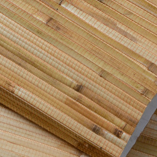 Grass -made environmentally friendly wallpaper Pure natural plant weaving reed wallpaper clubhouse living room study room TV background wallpaper
