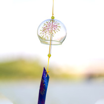 Birthday gifts wind glass Japanese style fireworks wind chimes small commodities night market attractions creative home decorations
