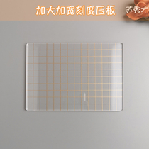 Ultra-light clay pudhouse high transparent thickened acrylic DIY tool with scale