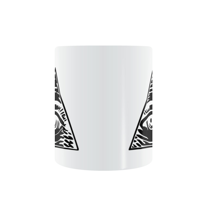 熱銷All-Seeing-Eye-Mug-三角黑色寫輪眼馬克杯杯子陶瓷