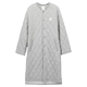 Mùa thu hươu mùa đông mới dài tay đôi dệt bông áo choàng nữ cardigan dày quilted sọc áo choàng tắm nhà nam
