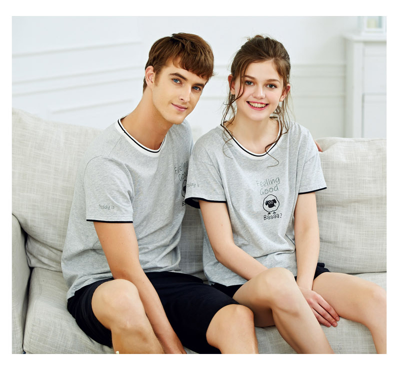 Pyjama mixte en Coton à manche courte - Ref 3005460 Image 14