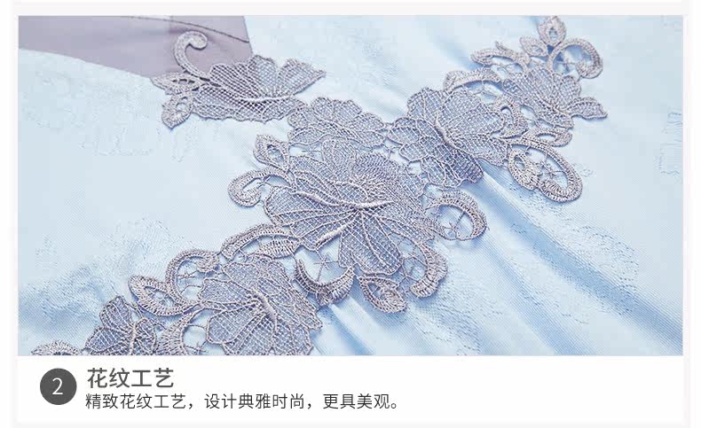 Pyjama pour femme en Coton à manches - Ref 2993762 Image 19