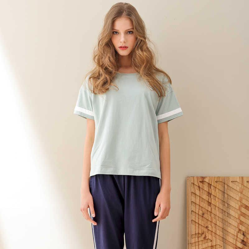 Pyjama mixte en Coton à manche courte - Ref 3005416 Image 4