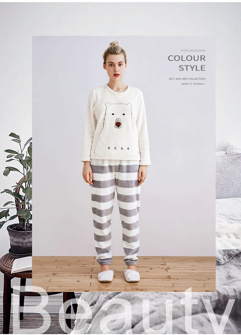 Pyjama mixte en Polyester Polyester  à manches longues - Ref 3005402 Image 14